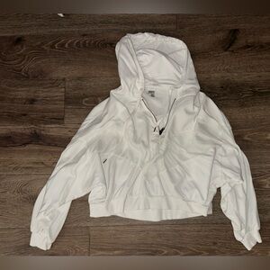 Pink half zip hoodie